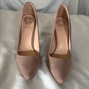 Vince Camuto Women's Brown Suede Heels